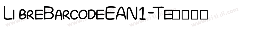 Li breBarcodeEAN13Te字体转换